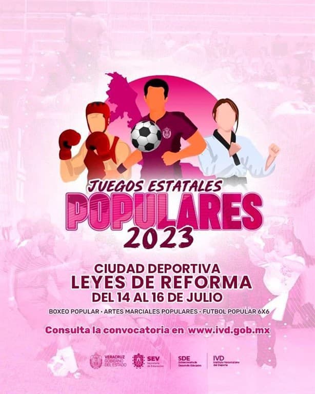 Alistan Juegos Estatales Populares en Leyes