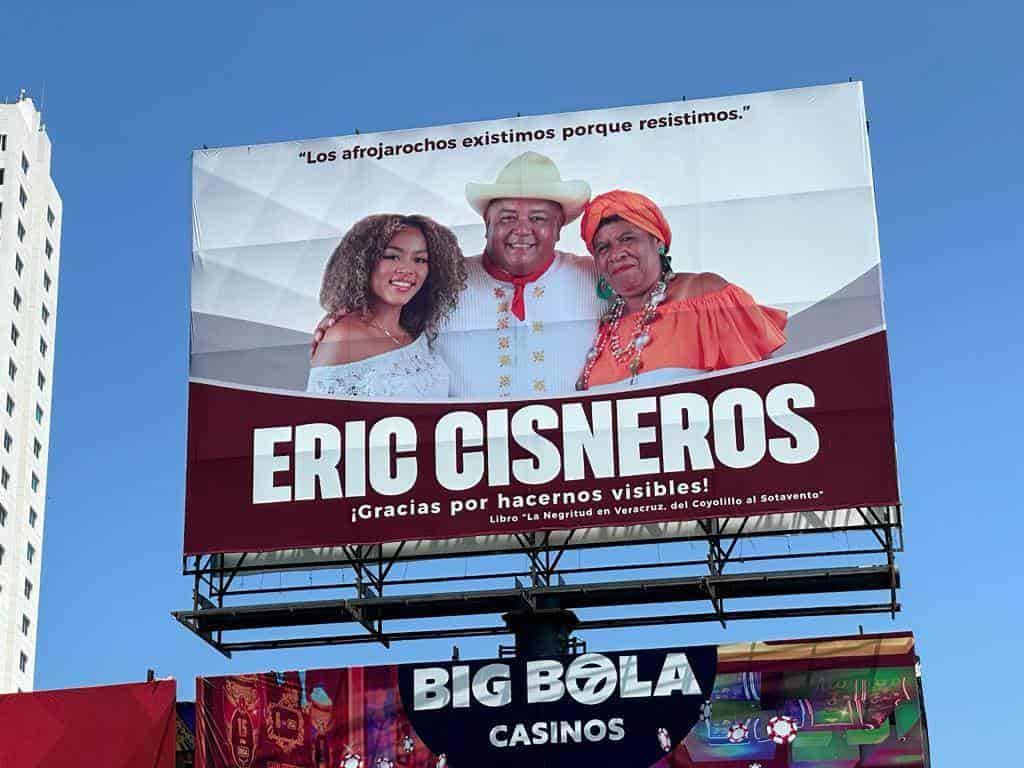 Esto cuestan los espectaculares de Eric Cisneros en Veracruz y Boca del Río