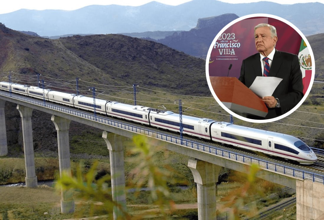 Hay un convenio para empezar proyecto de construcción del tren de pasajeros México-Querétaro: AMLO