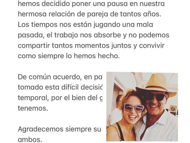 Lucero revela fin de su relación con Michel Kuri