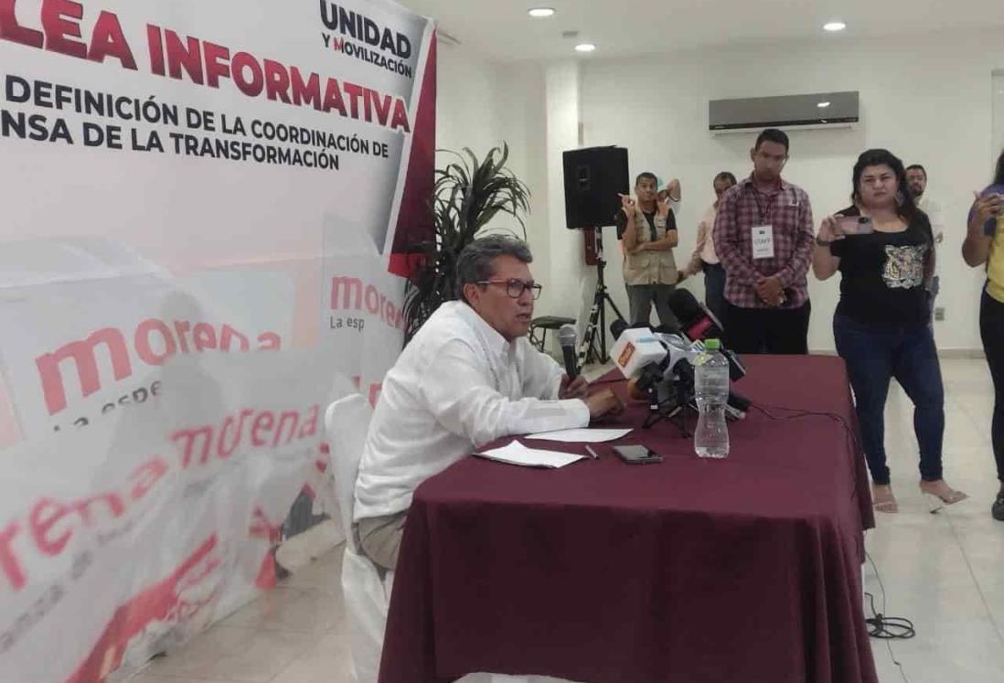 “Jueza Angélica Sánchez debería estar libre”, dijo Monreal en Veracruz