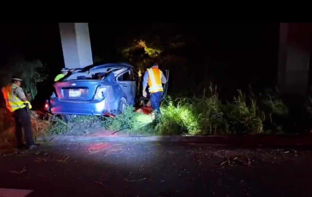 Accidente en la Cardel – Veracruz deja 1 muerto y 3 heridos