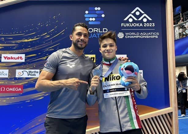 Logra Osmar Olvera plata en Mundial de Natación