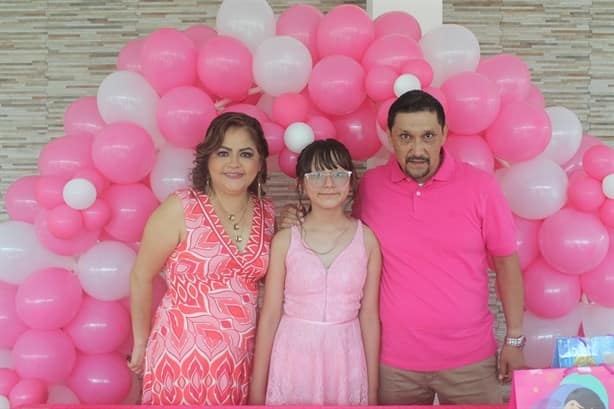 Claudia Valentina Cuéllar Fernández recibió un divertido festejo de cumpleaños