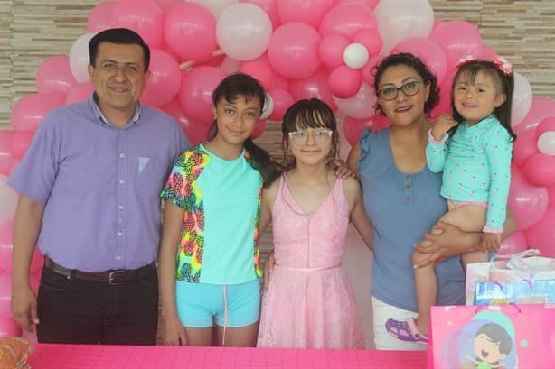 Claudia Valentina Cuéllar Fernández recibió un divertido festejo de cumpleaños