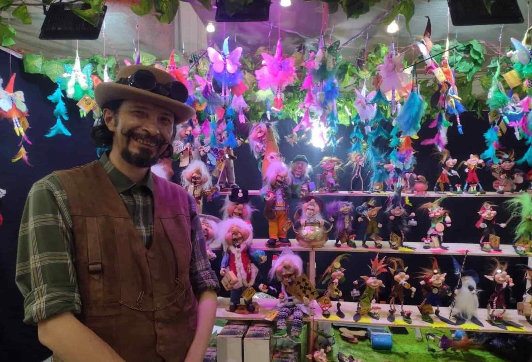 Expo TlaquepArte: Duendes colombianos de la suerte llegan a Veracruz