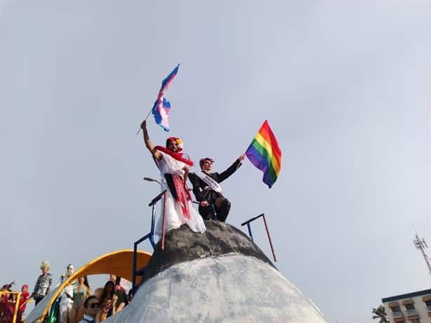 Con éxito se realizó la marcha del Orgullo LGBTIQ+ por el bulevar de Veracruz