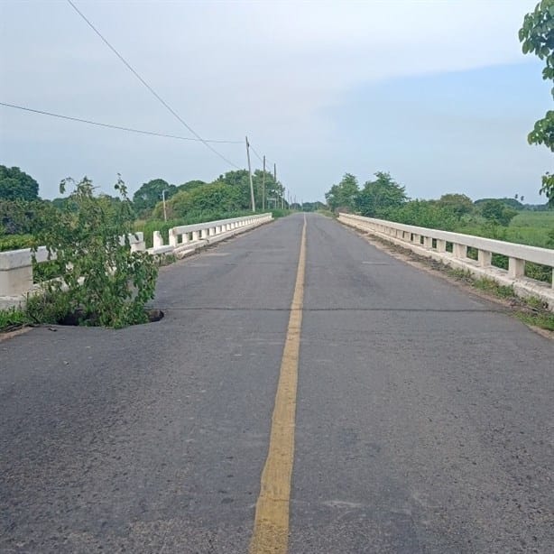 Lluvias han generado estragos en estructura del puente de Cosamaloapan