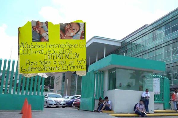 Responde IMSS a familiares de Memo, bebé con atrofia muscular en Poza Rica