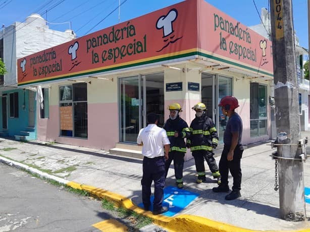 Fuga de gas en panadería de Veracruz moviliza a corporaciones de rescate