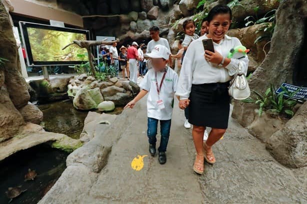 Premian a niños en concurso de dibujo organizado por Aquarium de Veracruz