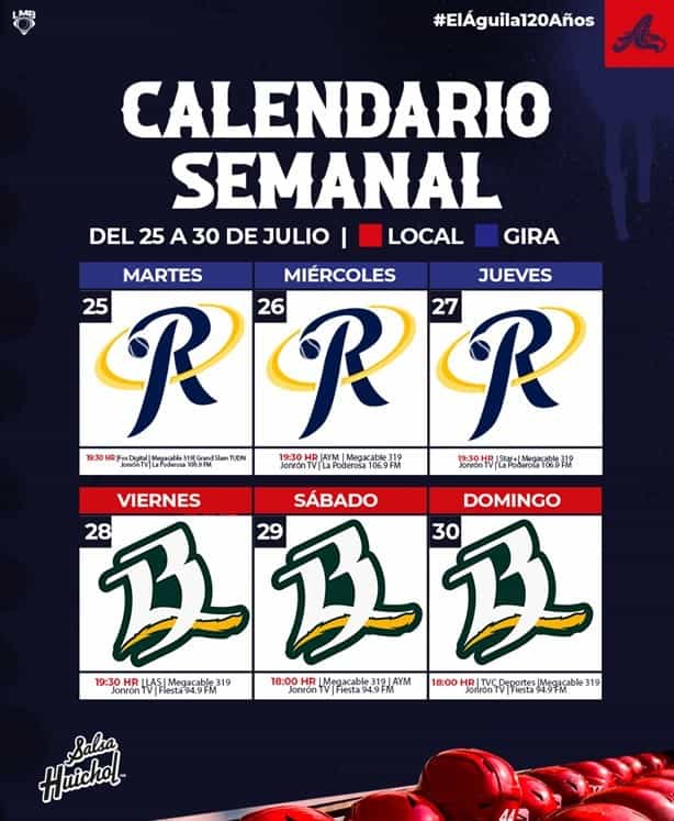 El Águila de Veracruz pelea por mantener posición rumbo a playoffs