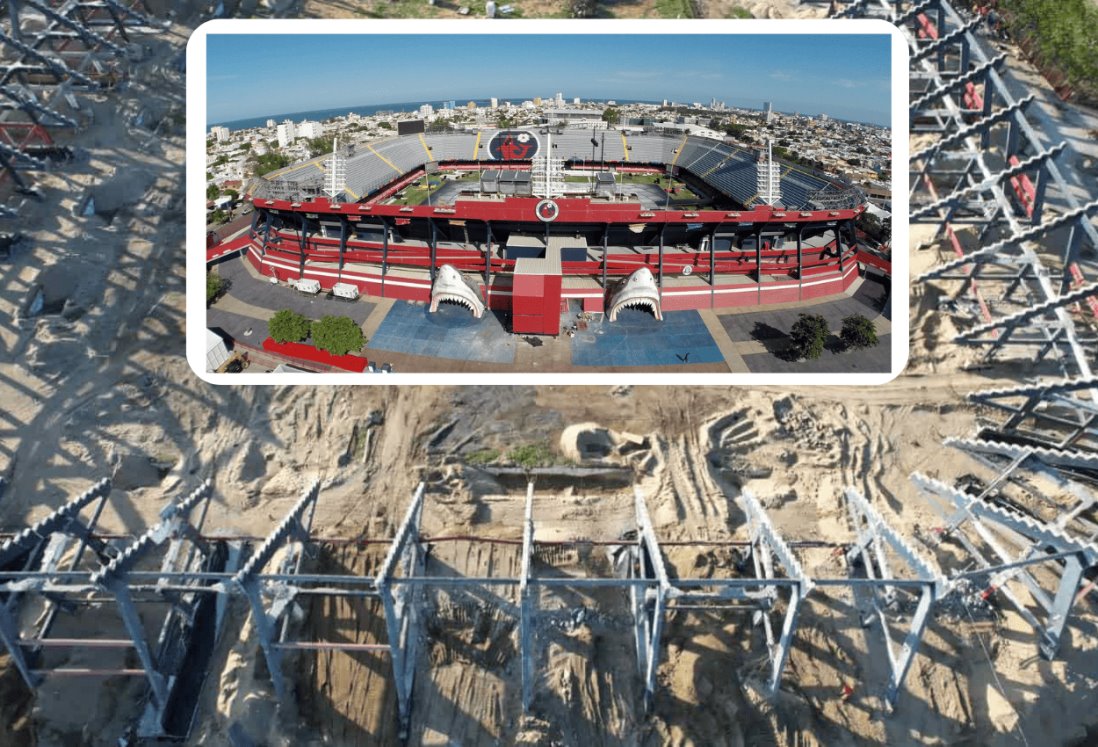 Así se ve hoy el Estadio Luis Pirata Fuente de Veracruz en plena remodelación | VIDEO