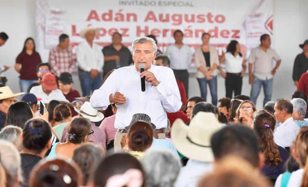 Adán Augusto llama a mantener la unidad para que continúe la transformación del país