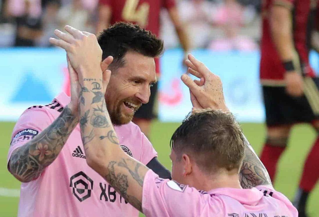 Anota doblete Lionel Messi en goleada del Inter Miami