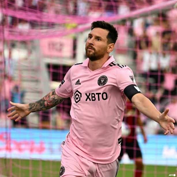 Anota doblete Lionel Messi en goleada del Inter Miami