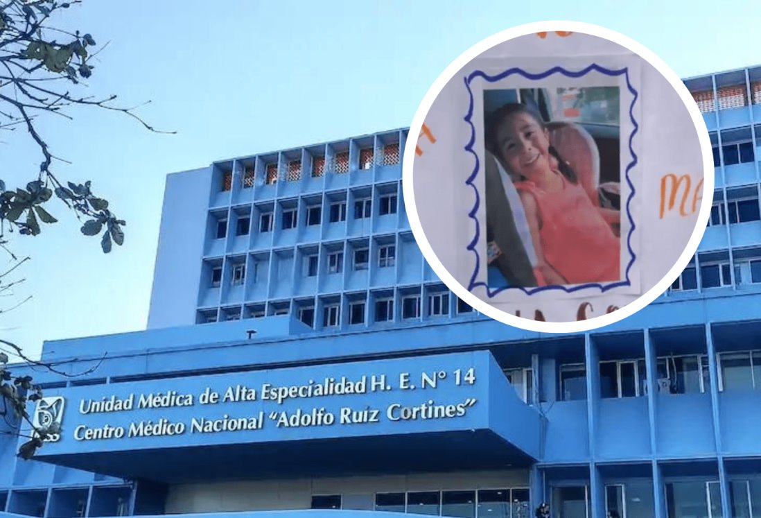 IMSS de Veracruz asegura que Ana Sofía de 6 años internada por neumonía recibe su tratamiento adecuado