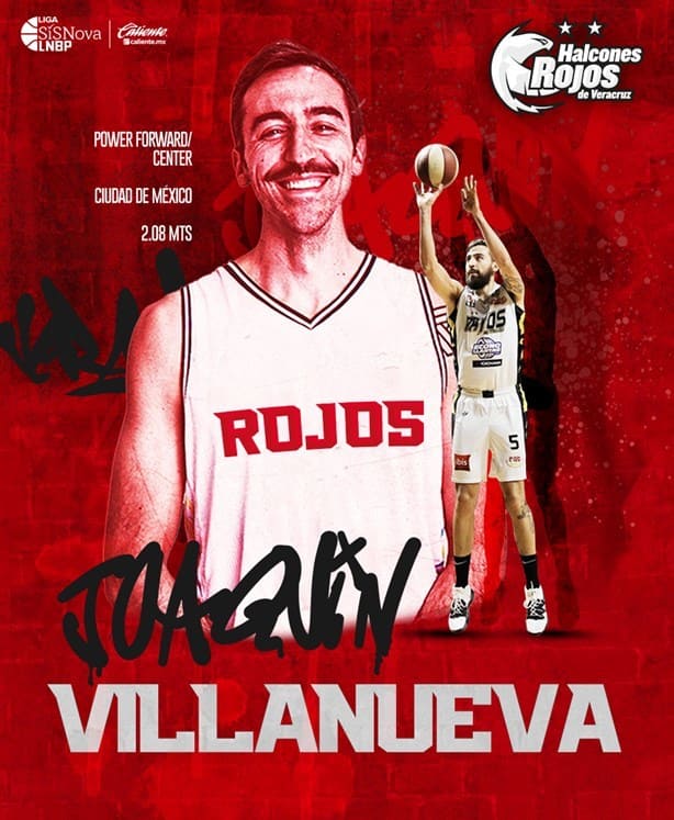 Llega Joaquín Villanueva con Halcones Rojos