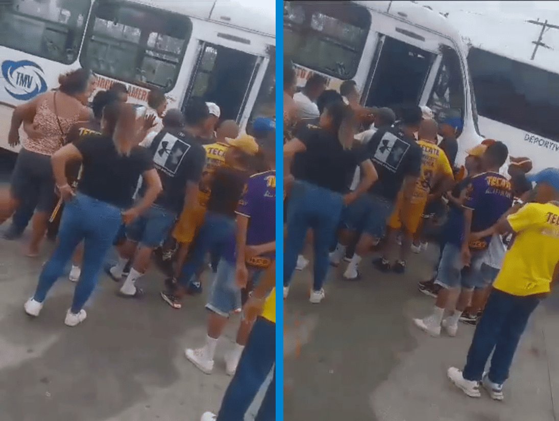 Empleados de Limpia Pública agreden con gas pimienta a pasajeros de camión en Veracruz