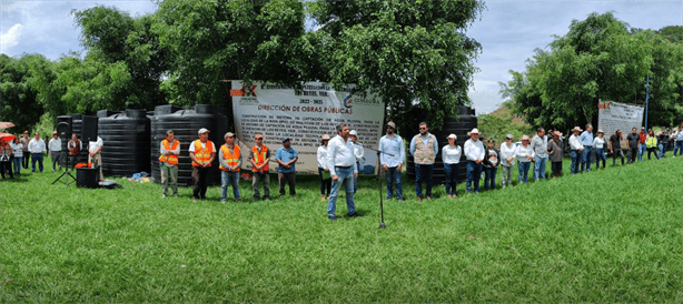 Conagua construye sistemas de captación de agua de lluvia en Veracruz