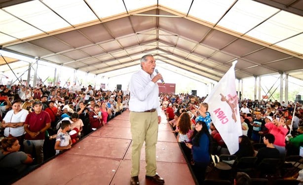 Adán Augusto López Hernández ofrece “convertir la esperanza en una hermosa realidad”