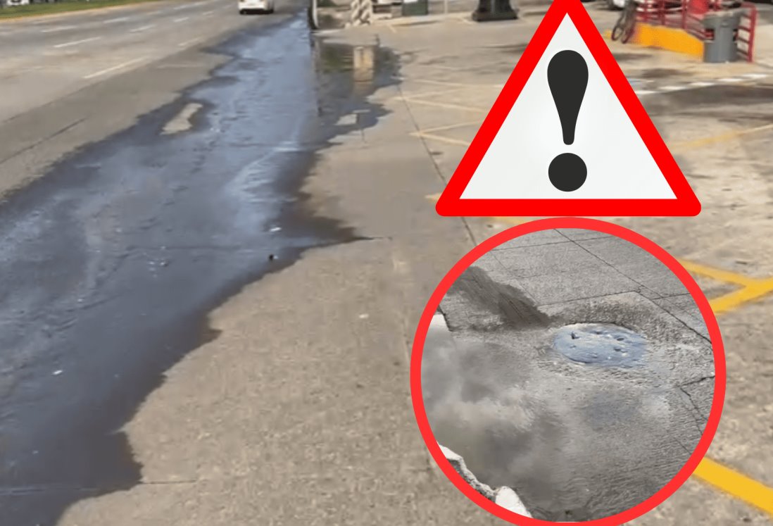 Vecinos de la avenida Rafael Cuervo exigen solución de drenaje desbordado con aguas negras | VIDEO