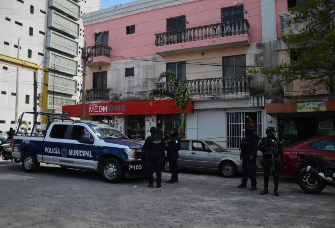 Sujetos armados roban financiera en Centro Histórico de Veracruz