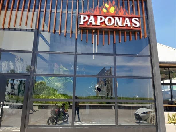 Paponas revela video de quien vandalizó su restaurante en Boca del Río | VIDEO