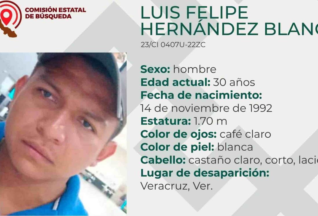 Luis Felipe Hernández tiene más de un año como desaparecido en Veracruz