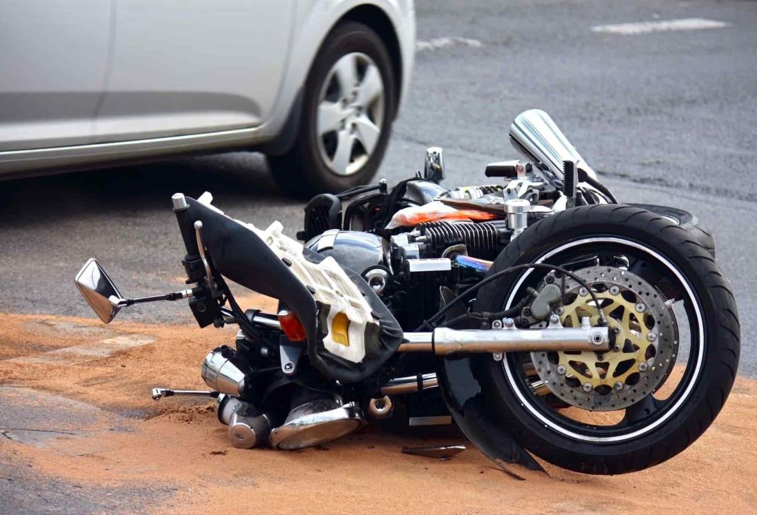 Temporada de lluvias ha aumentado accidentes de motocicletas en Veracruz