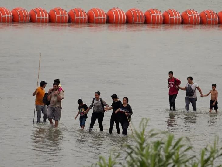 Encuentran cuerpo sin vida de una persona en boyas del río Bravo