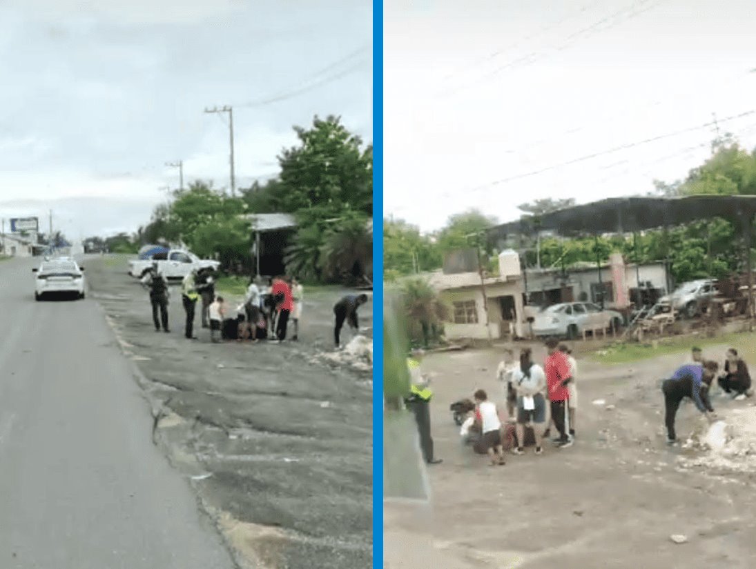 Aseguran a grupo de hondureños en carretera de Rinconada