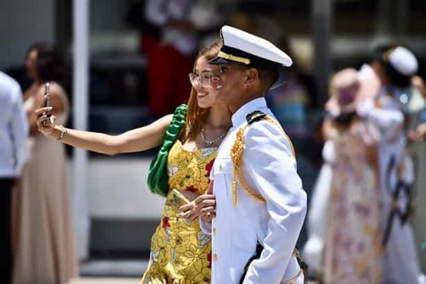 Se gradúan 162 cadetes de la Heroica Escuela Naval Militar, en Antón Lizardo