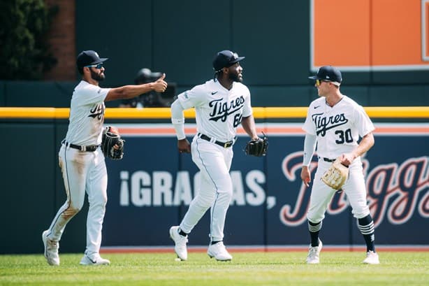 Pescan Tigres a Mantarrayas en el Comerica Park