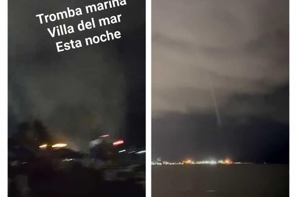 ¡Sorprendente! Captan tromba marina en costas de Veracruz (+Video)