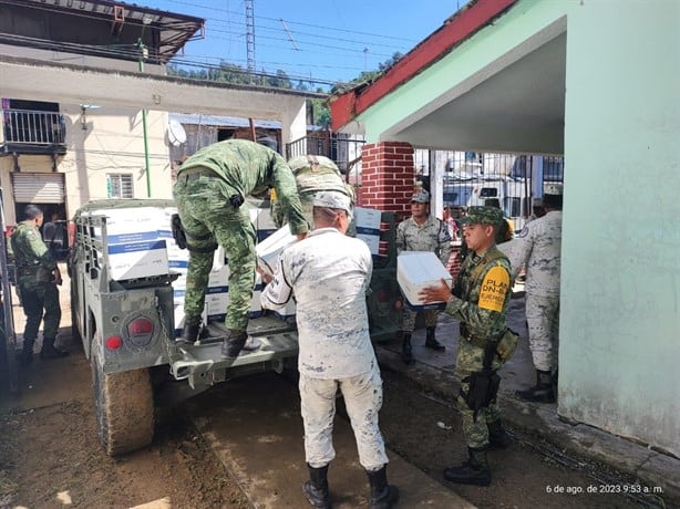 Ejército aplica Plan DN-III en Zongolica tras deslaves e inundaciones