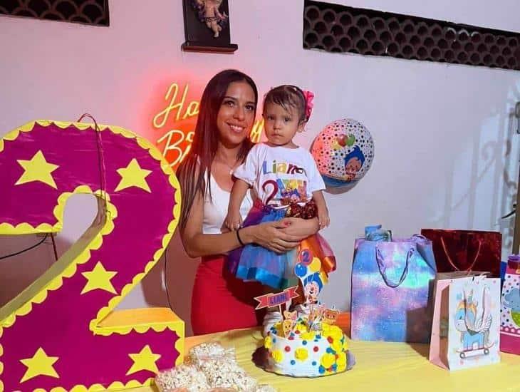 Liane Aislin Aguilar García es festejada con temática de Plim Plim