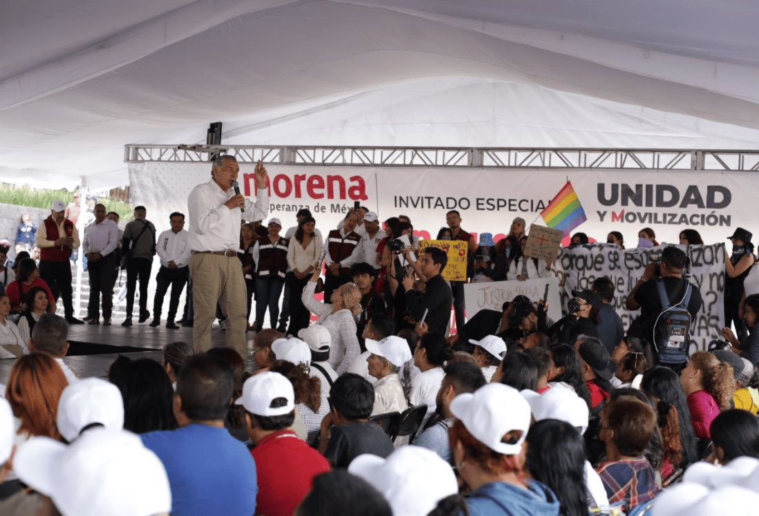 Expresa Adán Augusto López Hernández su apoyo y solidaridad con las mujeres mexicanas