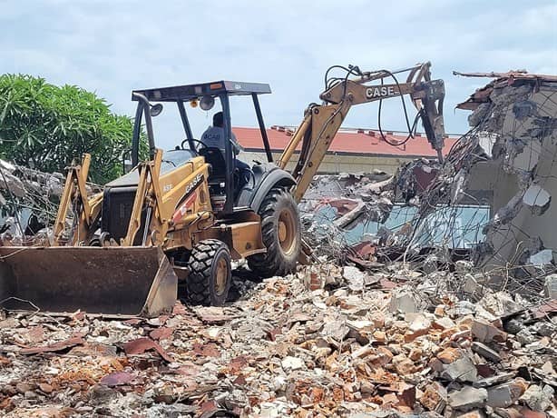 Inicia demolición de estancia infantil del ISSSTE en Boca del Río