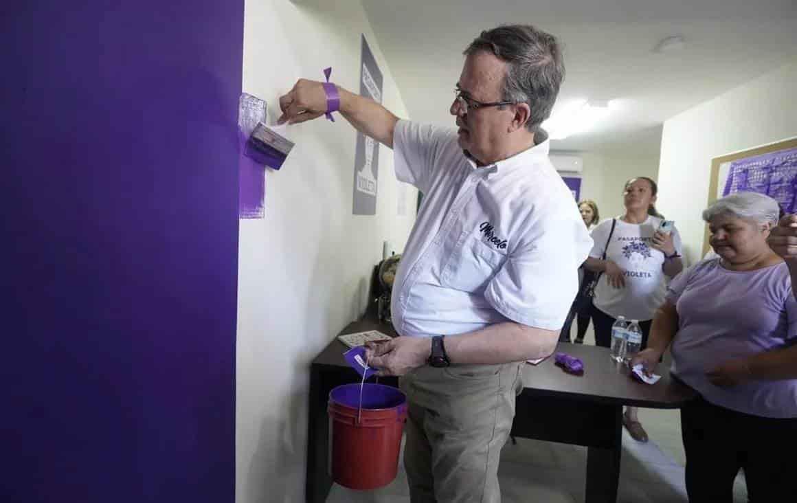 Marcelo Ebrard lanza iniciativa de Casas Violeta para eliminar la violencia contra las mujeres