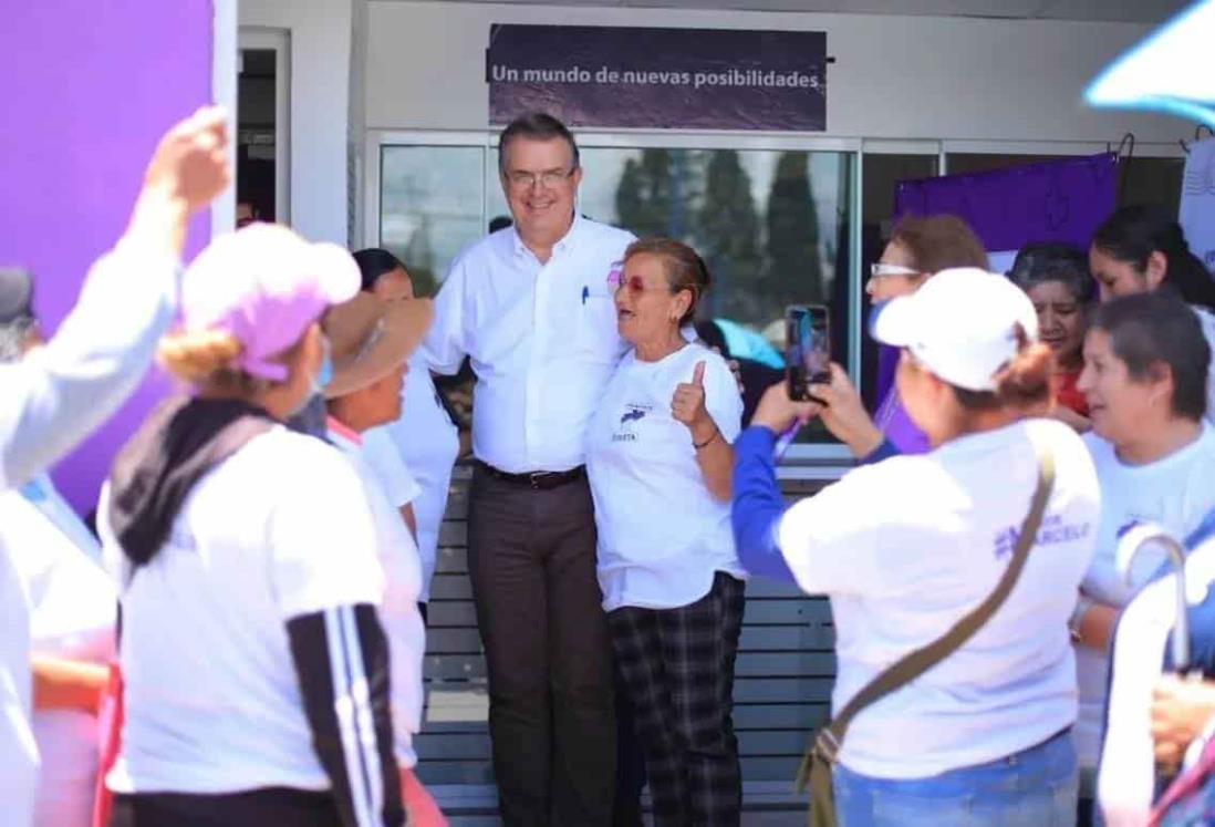 Marcelo Ebrard presenta las Casas Violeta contra la violencia de género