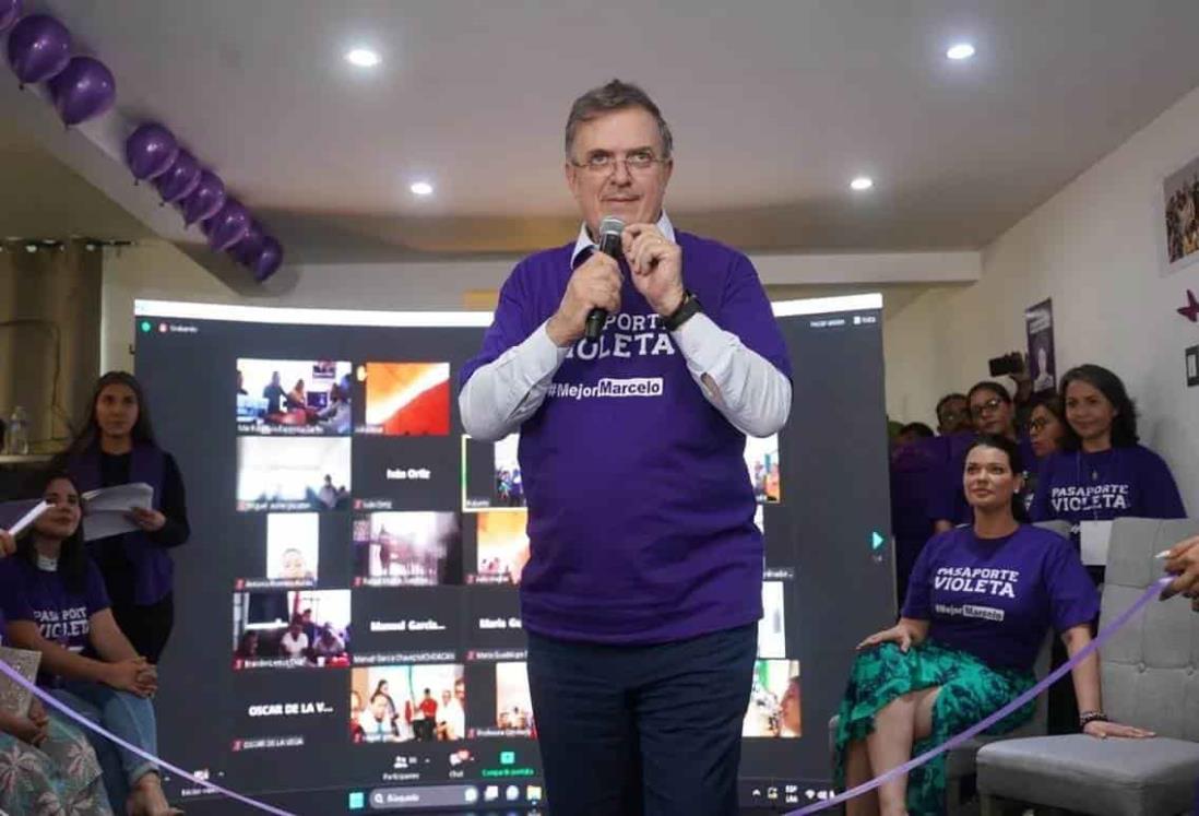 Marcelo Ebrard y Rosalinda Bueso dan el banderazo nacional a 200 Casas Violeta
