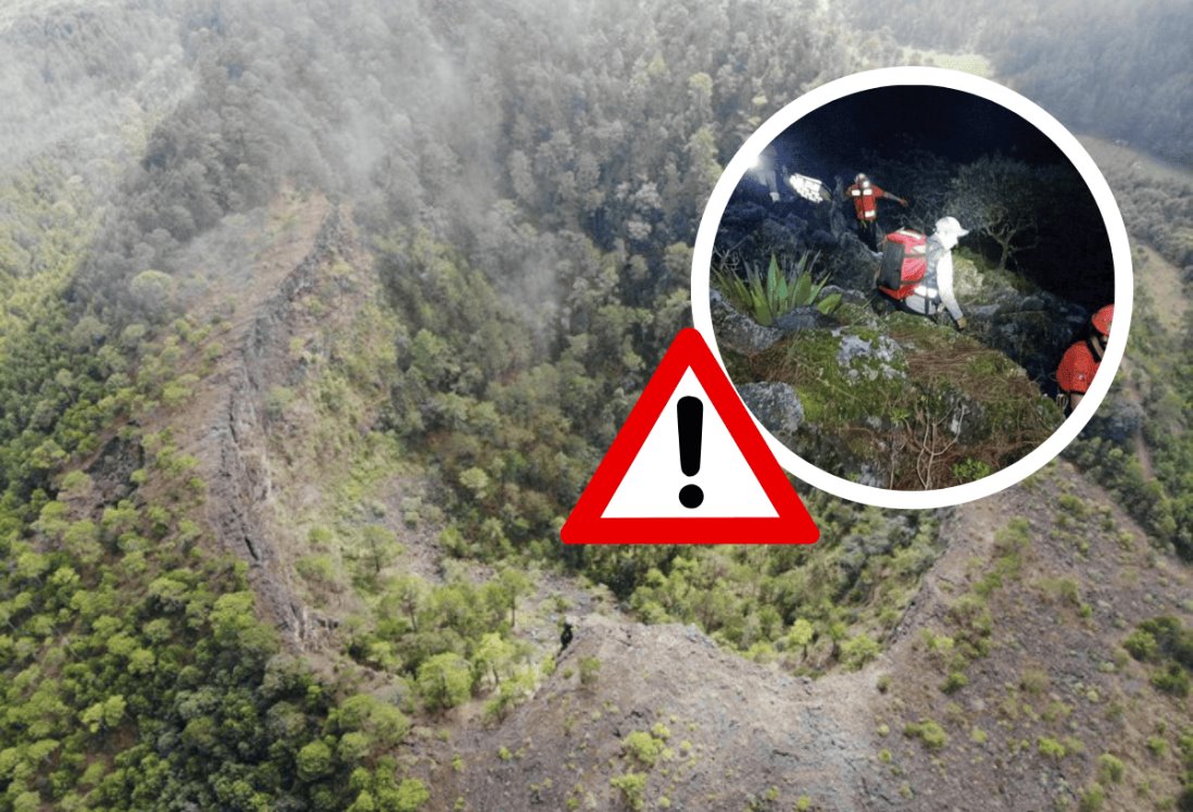 Hallan cuerpo de menor de 13 años que cayó en Volcancillo, en Las Vigas, Veracruz