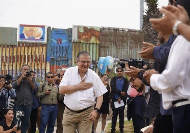 The wall is going to fall: se va a caer el muro entre México y EU, dice Marcelo Ebrard en Tijuana