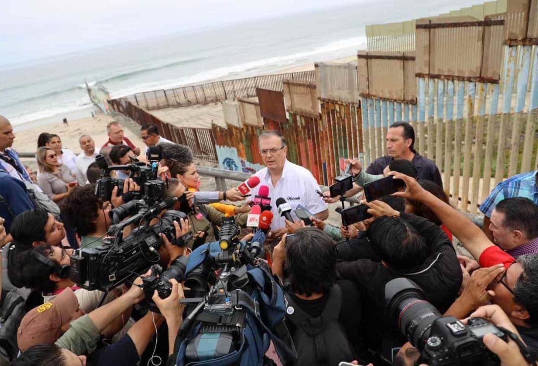 The wall is going to fall: se va a caer el muro entre México y EU, dice Marcelo Ebrard en Tijuana