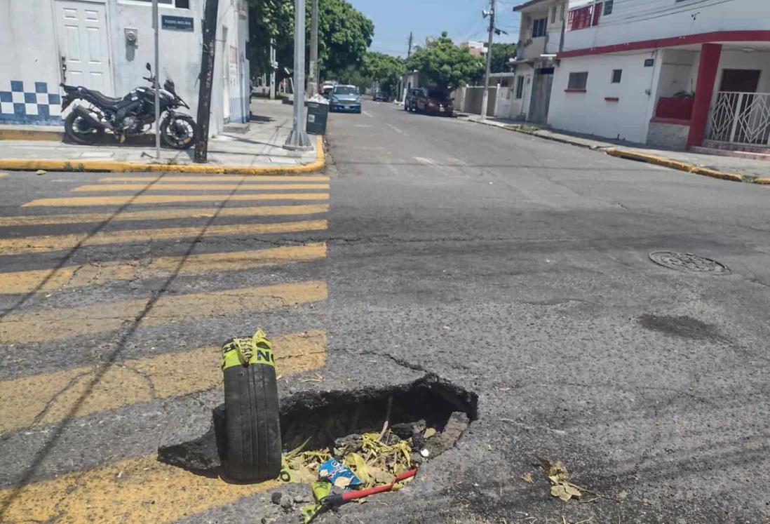 Colonia Zaragoza en Veracruz con infinidad de hoyancos