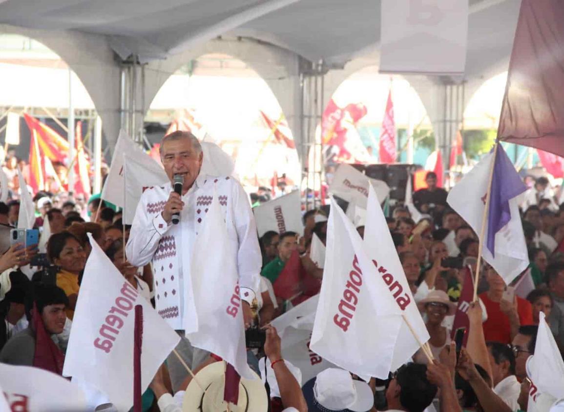 Adán Augusto López sella compromiso con los veracruzanos