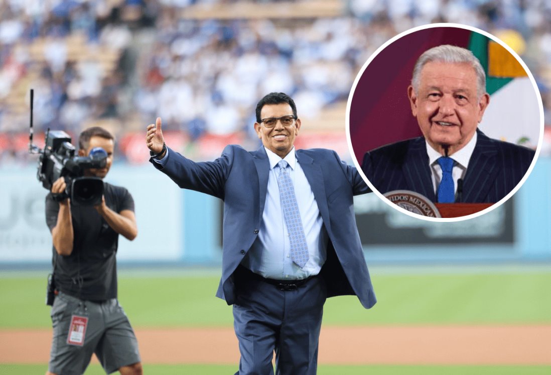 AMLO afirma que Fernando Valenzuela es el mejor pitcher en toda la historia del país