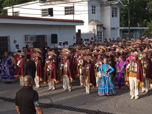 Inicia el Festival Cempoala 2023 con desfile de “Marching Bands”