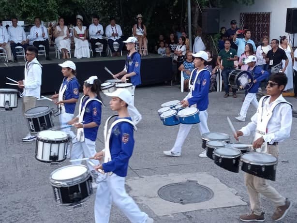 Inicia el Festival Cempoala 2023 con desfile de “Marching Bands”